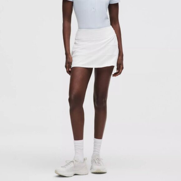 Lululemon Pace Rival Mid-Rise Skort Skirt Shorts Tennis Prep Pleated Tenniscore - Picture 8 of 8